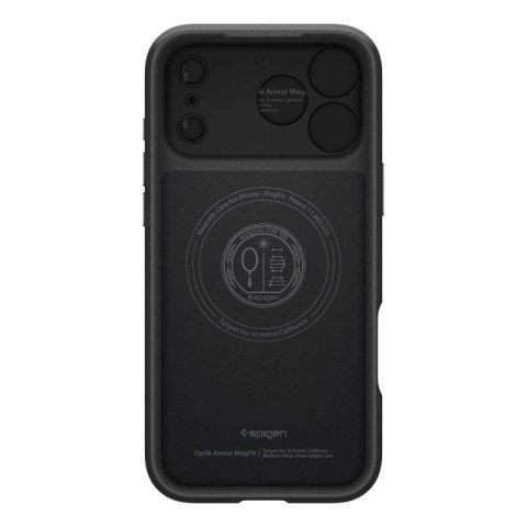 Etui Spigen Optik Armor MagSafe na iPhone 17 Pro - czarne Spigen