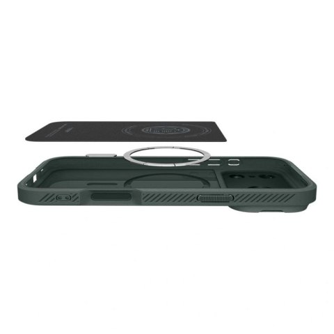 Etui Spigen Optik Armor MagSafe na iPhone 17 Pro - zielone Spigen