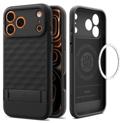Etui Spigen Parallax "S" MagSafe na iPhone 17Pro - czarny mat Spigen