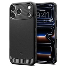 Etui Spigen Rugged Armor Mag MagSafe na iPhone 17 Pro Max - czarny mat Spigen