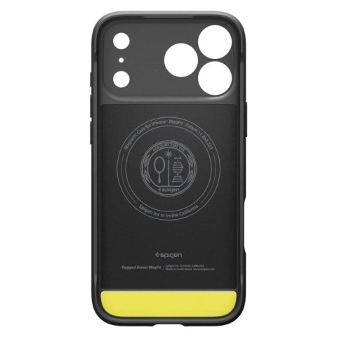 Etui Spigen Rugged Armor Mag MagSafe na iPhone 17 Pro Max - czarny mat Spigen