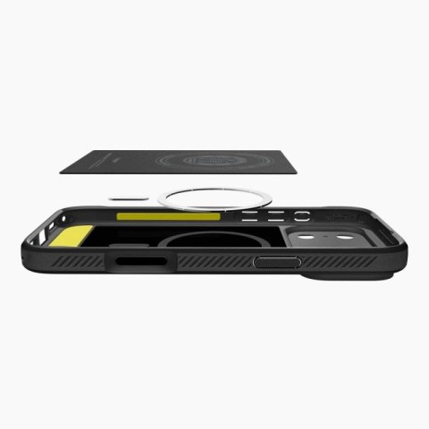Etui Spigen Rugged Armor Mag MagSafe na iPhone 17 Pro Max - czarny mat Spigen
