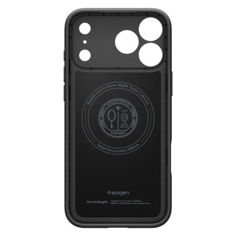 Etui Spigen Thin Fit MagSafe na iPhone 17 Pro Max - czarne Spigen