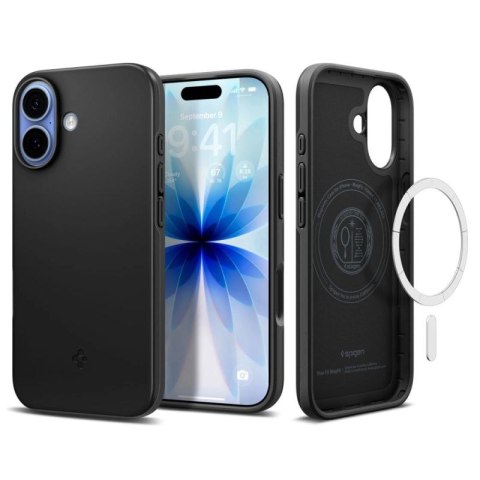 Etui Spigen Thin Fit MagSafe na iPhone 17 - czarne Spigen