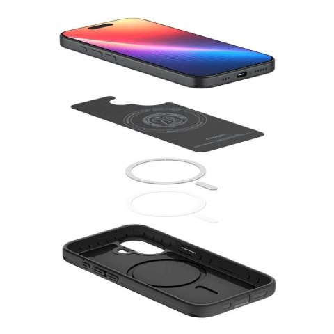 Etui Spigen Thin Fit MagSafe na iPhone 17 - czarne Spigen