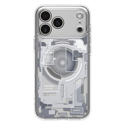 Etui Spigen Ultra Hybrid MagSafe na iPhone 17 Pro Zero One - białe Spigen