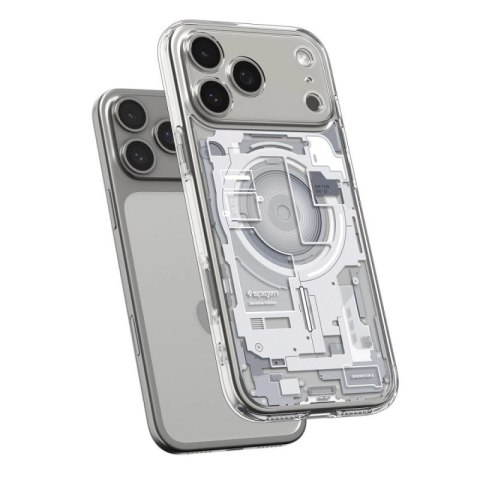Etui Spigen Ultra Hybrid MagSafe na iPhone 17 Pro Zero One - białe Spigen