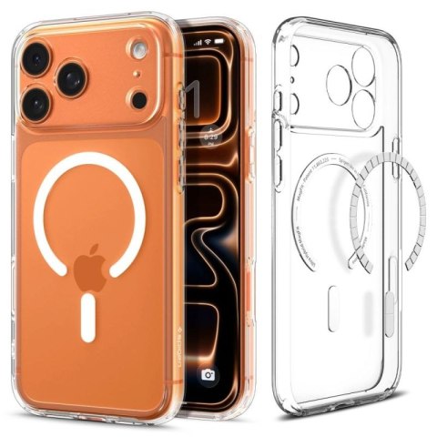 Etui Spigen Ultra Hybrid MagSafe na iPhone 17 Pro - przezroczysto-białe Spigen