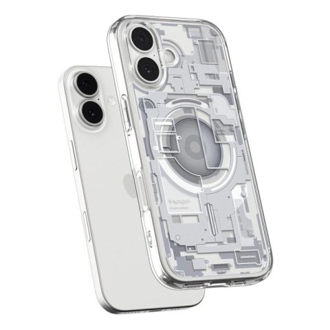 Etui Spigen Ultra Hybrid MagSafe na iPhone 17 Zero One - białe Spigen