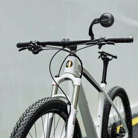 Lusterko rowerowe Wozinsky WLR-01I wsteczne lewe - czarne Wozinsky