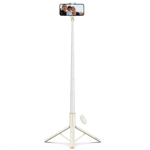 Selfie Stick Tech-Protect L09S z tripodem - beżowy Tech-Protect