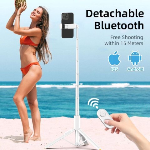 Selfie Stick Tech-Protect L09S z tripodem - biały Tech-Protect