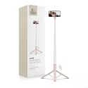 Selfie Stick Tech-Protect L09S z tripodem - różowy Tech-Protect