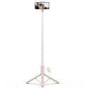 Selfie Stick Tech-Protect L09S z tripodem - różowy Tech-Protect
