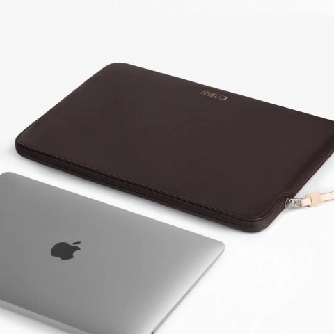Torba Tech-Protect Fleece na laptopa 13-14" - brązowa Tech-Protect