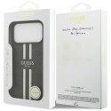 Etui Guess 4G Printed Stripes MagSafe na iPhone 17 Pro Max - czarne Guess