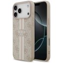 Etui Guess 4G Printed Stripes MagSafe na iPhone 17 Pro Max - różowe Guess