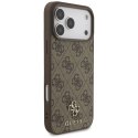 Etui Guess 4G Small Classic Logo MagSafe na iPhone 17 Pro Max - brązowe Hikvision