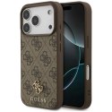 Etui Guess 4G Small Classic Logo MagSafe na iPhone 17 Pro - brązowe Guess