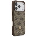 Etui Guess 4G Small Classic Logo MagSafe na iPhone 17 Pro - brązowe Guess