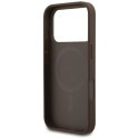 Etui Guess 4G Small Classic Logo MagSafe na iPhone 17 Pro - brązowe Guess