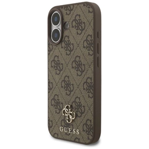 Etui Guess 4G Small Classic Logo MagSafe na iPhone 17 - brązowe Guess