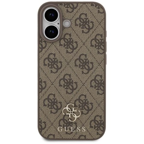 Etui Guess 4G Small Classic Logo MagSafe na iPhone 17 - brązowe Guess