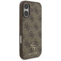 Etui Guess 4G Small Classic Logo MagSafe na iPhone 17 - brązowe Guess