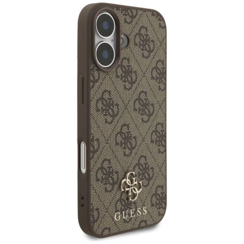 Etui Guess 4G Small Classic Logo MagSafe na iPhone 17 - brązowe Guess