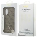 Etui Guess 4G Small Classic Logo MagSafe na iPhone 17 - brązowe Guess