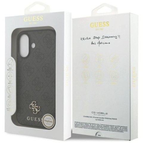 Etui Guess 4G Small Classic Logo MagSafe na iPhone 17 - czarne Guess
