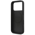 Etui Guess 4G Strap Triangle Logo MagSafe na iPhone 17 Pro - czarne Guess