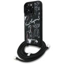Etui Karl Lagerfeld Crossbody Grained Pattern & Logo do iPhone 16 Pro - czarne Karl Lagerfeld