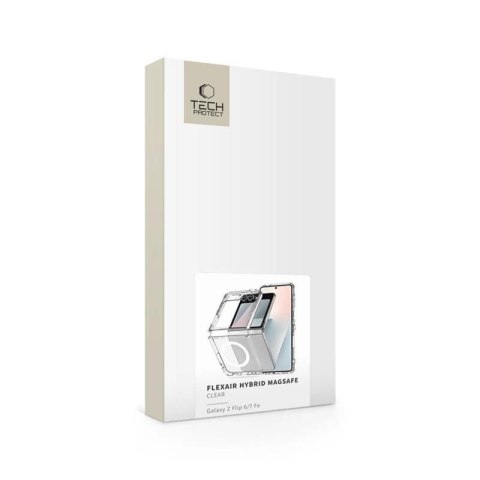 Etui Tech-Protect FlexAir Hybrid MagSafe na Samsung Galaxy Z Flip 6 / 7 FE - przezroczyste Tech-Protect