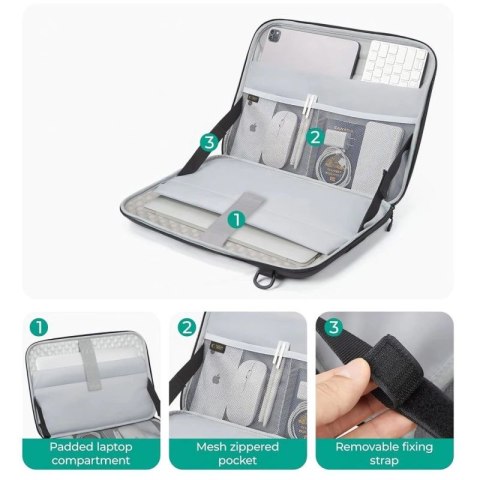 Etui Tech-Protect Ranger-X Tactical na laptopa 15-16" - czarne Tech-Protect