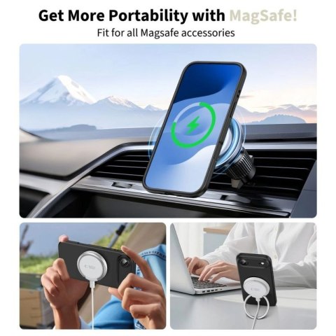 Etui Tech-Protect Silicone MagSafe na iPhone 17 Air - czarne Tech-Protect