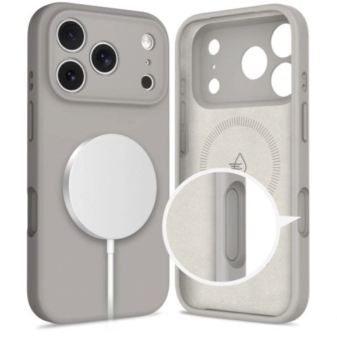 Etui Tech-Protect Silicone MagSafe na iPhone 17 Pro Max - szare Tech-Protect