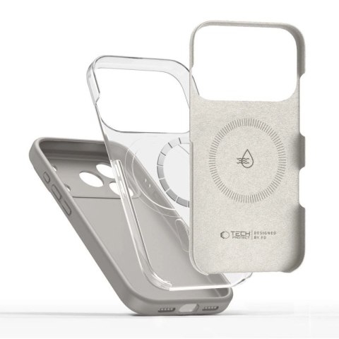 Etui Tech-Protect Silicone MagSafe na iPhone 17 Pro Max - szare Tech-Protect