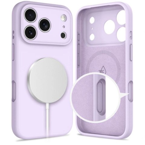 Etui Tech-Protect Silicone MagSafe na iPhone 17 Pro - fioletowe Tech-Protect