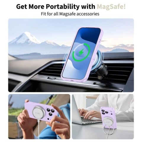 Etui Tech-Protect Silicone MagSafe na iPhone 17 Pro - fioletowe Tech-Protect