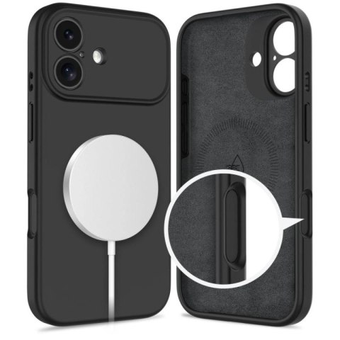 Etui Tech-Protect Silicone MagSafe na iPhone 17 - czarne Tech-Protect