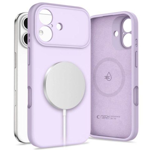 Etui Tech-Protect Silicone MagSafe na iPhone 17 - fioletowe Tech-Protect