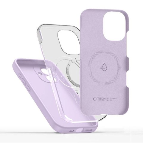 Etui Tech-Protect Silicone MagSafe na iPhone 17 - fioletowe Tech-Protect