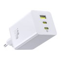 Ładowarka sieciowa Baseus EnerFill FE11 2 x USB-C / USB-A 100W - biała Baseus