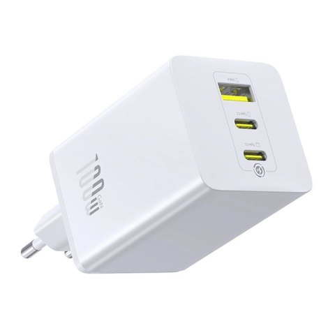 Ładowarka sieciowa Baseus EnerFill FE11 2 x USB-C / USB-A 100W - biała Baseus