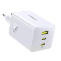 Ładowarka sieciowa Baseus EnerFill FE11 2 x USB-C / USB-A 100W - biała Baseus