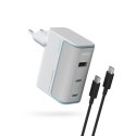 Ładowarka sieciowa Cuktech AD1003EU 100W GaN 2x USB-C + USB-A z kablem - biała Cuktech