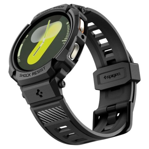 Pasek Spigen Rugged Armor Pro na Samsung Galaxy Watch 8 40 mm - czarny mat Spigen