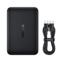 Powerbank Baseus EnerFill FM11 Ultra-Mini 10000mAh 22,5W kompatybilny z MagSafe z kablem Baseus Simple USB-C 20V/3A 30cm - czarn Baseus
