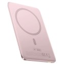 Powerbank Baseus PicoGo AM41 5000mAh 20W Ultra-Slim kompatybilny z MagSafe z kablem Baseus Simple USB-C 60W 30cm - różowy Baseus